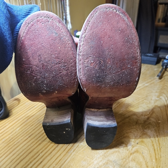 Red Croco Randi Size 6 - Picture 2 of 2